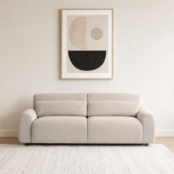 كنبة ثلاثية إيليت - بيج