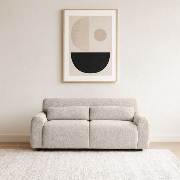 كنبة ثنائية إيليت - بيج