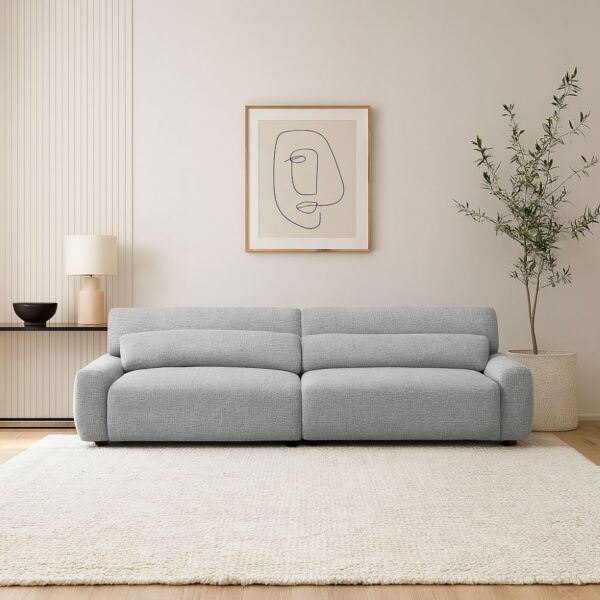 كنبة رباعية إيليت - رمادي