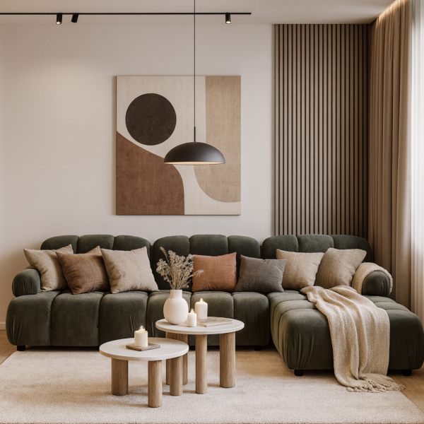 كنب زاوية فلوريدا - اخضر