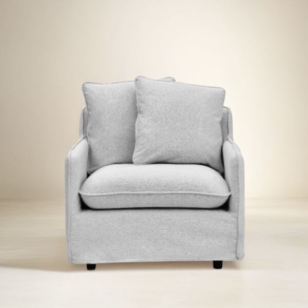 كنبة مفرد داركي - رمادي