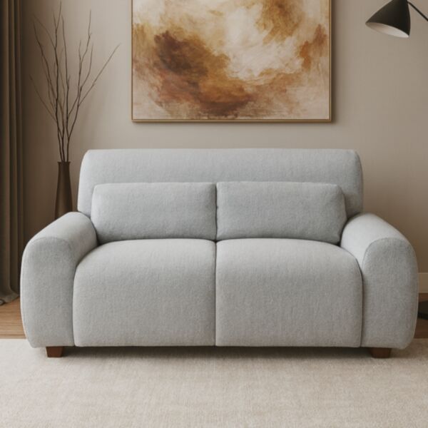 طقم كنب إيليت 3 قطع - رمادي