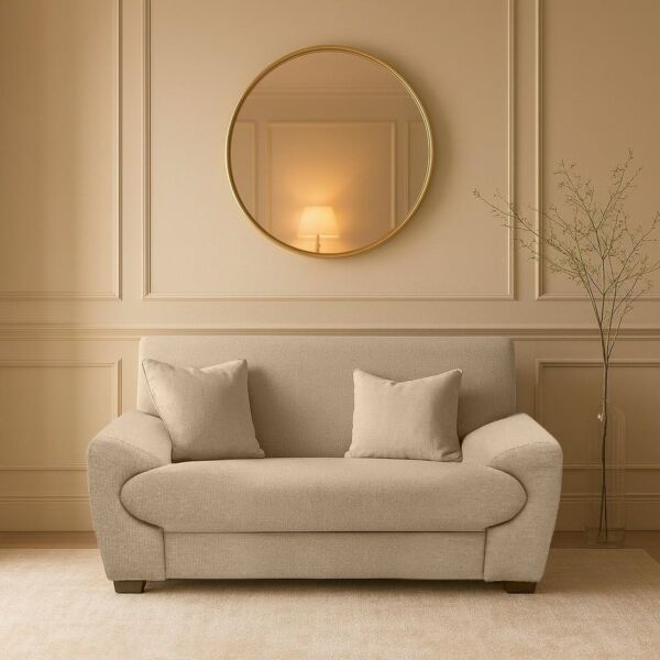 طقم كنب إيلينا 3 قطع - بيج