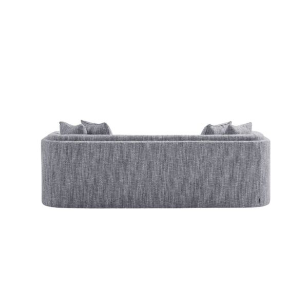 كنبة ثلاثية لكجورا- رمادي