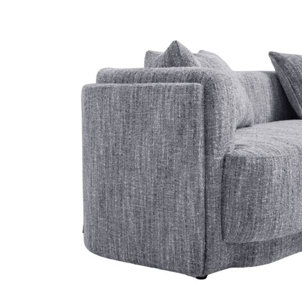 كنبة ثنائية لكجورا- رمادي