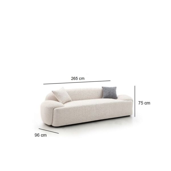 كنبة رباعية اياش - بيج فاتح