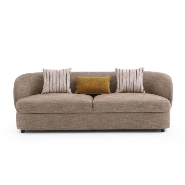 كنبة ثلاثية ميجا - بني