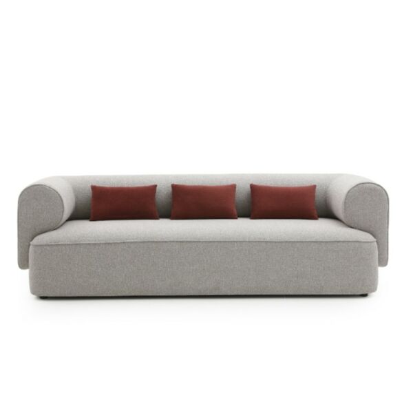 كنبة ثلاثية رامو - رمادي