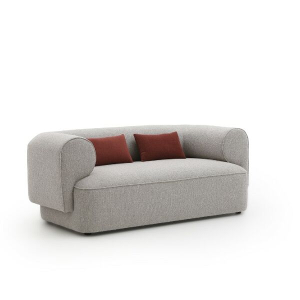 كنبة ثنائية رامو - رمادي