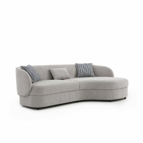 كنبة زاوية فابيلوس - رمادي