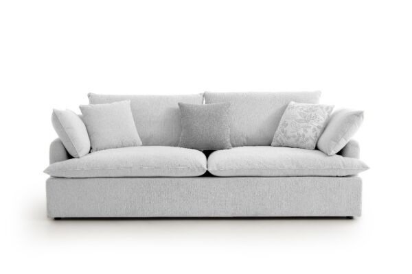 كنبة ثلاثية ريمان - رمادي فاتح