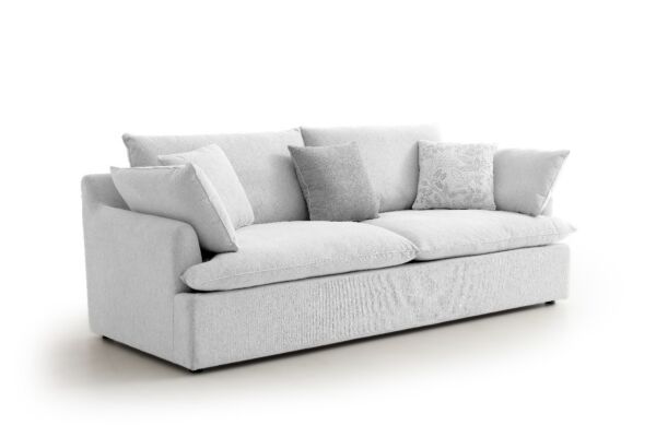 كنبة ثلاثية ريمان - رمادي فاتح