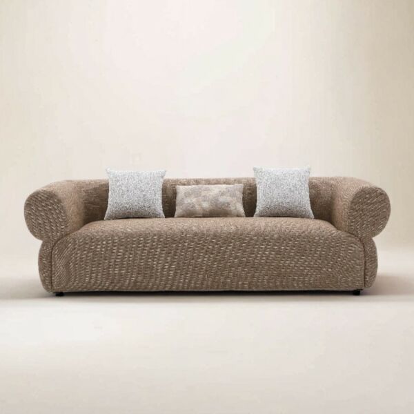 كنبة ثنائية روفان - بني فاتح