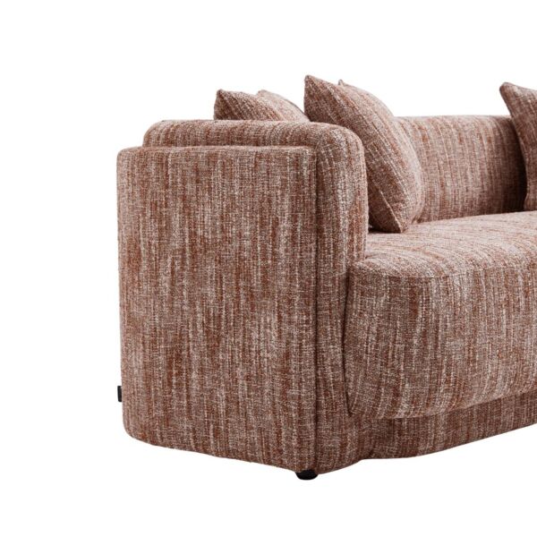 كنبة ثنائية لكجورا- بني