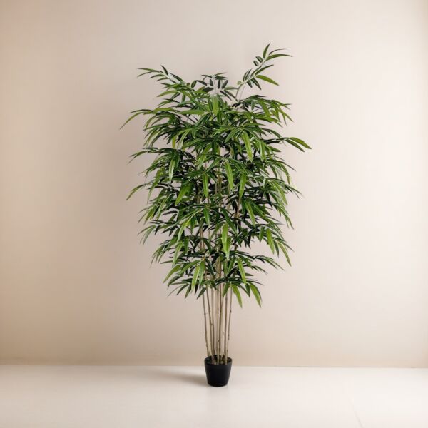 شجرة خيزران صناعية 210 سم - اخضر