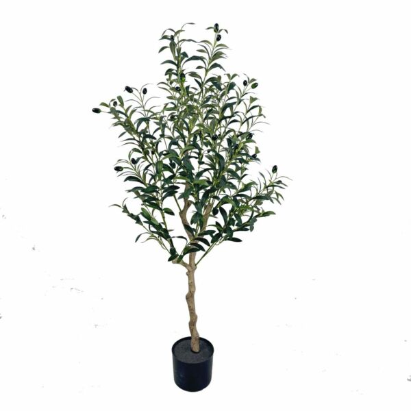 شجرة زيتون صناعية اخضر - 120 سم
