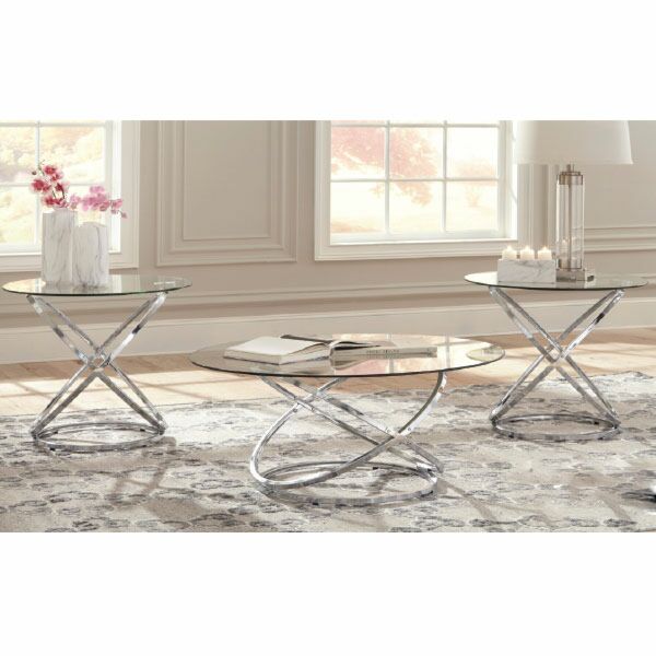 طقم طاولات هالينكس   فضي