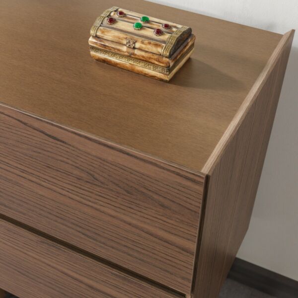 طاولة تزيين مع مرآه ريغان - بني