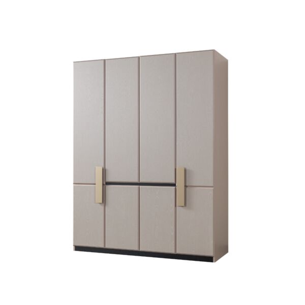 دولاب ملابس 4 ابواب فيرا - بيج وذهبي