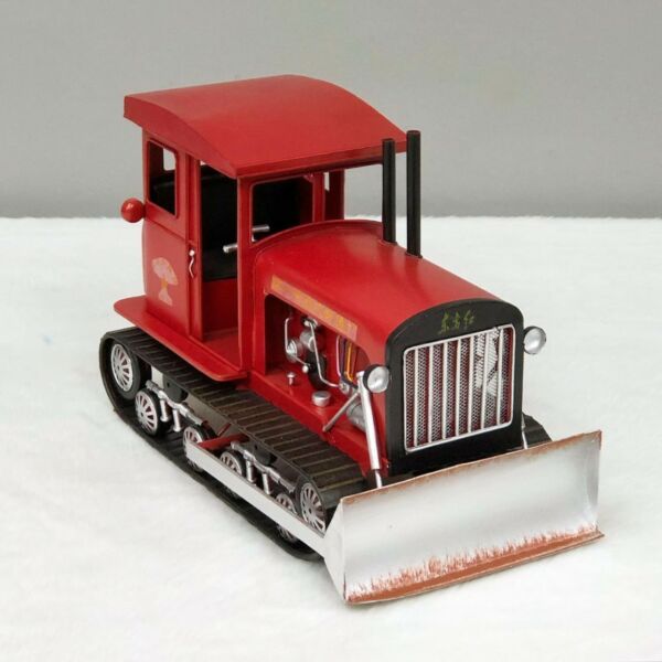 ديكور شاحنة ازالة الثلج حديد انتك - احمر