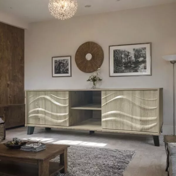 طاولة تلفزيون ايلا 140 سم - خشبي