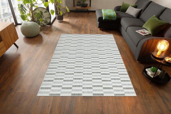 سجاد بيج ومتعدد الالوان أوليفيا مودرن قطن - خيش