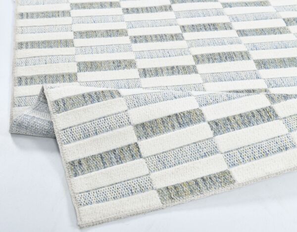 سجاد بيج ومتعدد الالوان أوليفيا مودرن قطن - خيش