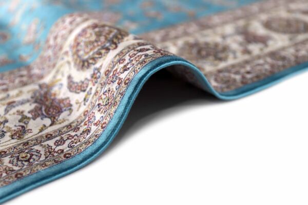 سجاد كلاسيك حرير لوليا تركي - ازرق ومتعدد الالوان