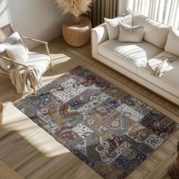 سجاد الجوهرة مودرن بلجيكي - متعدد الالوان