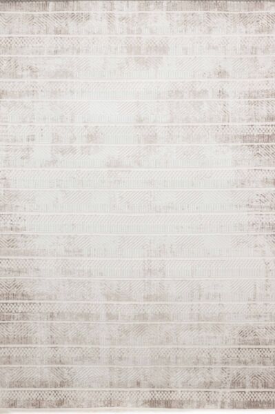 سجاد مودرن فيرونال - كريمي وبيج