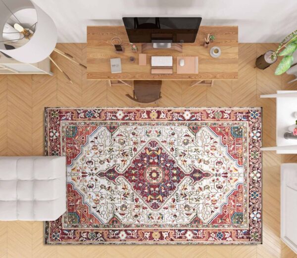 سجاد جيهان - نُــوران الفاخر - احمر وبيج