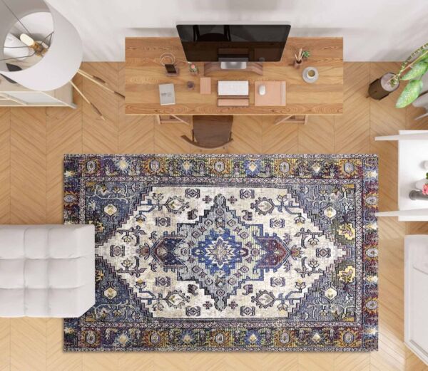 سجاد جيهان - أوريجين الفاخر - احمر وازرق