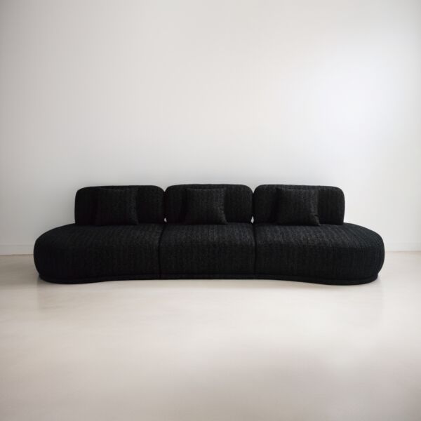 كنبة ثلاثية كاتيا - اسود