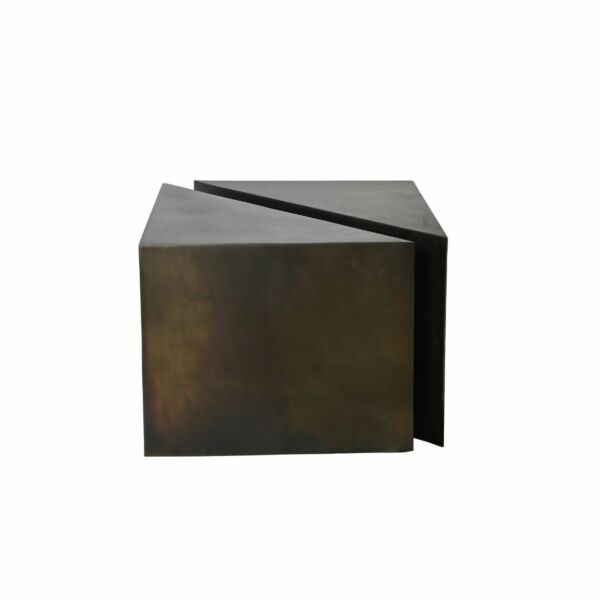 طاولة قهوة قطعتين فانتازيا - اسود وبني عتيق