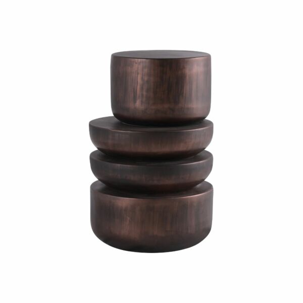 طاولة جانبية راوندز - بني