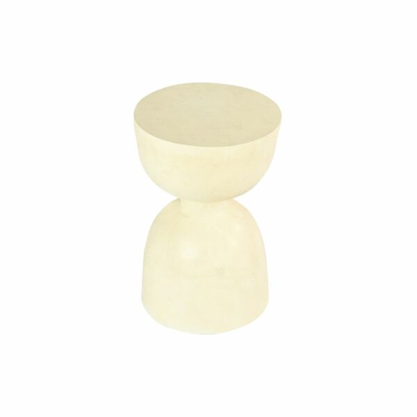 طاولة جانبية لامير - كريمي