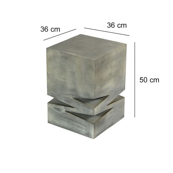 طاولة جانبية ماركس - رمادي
