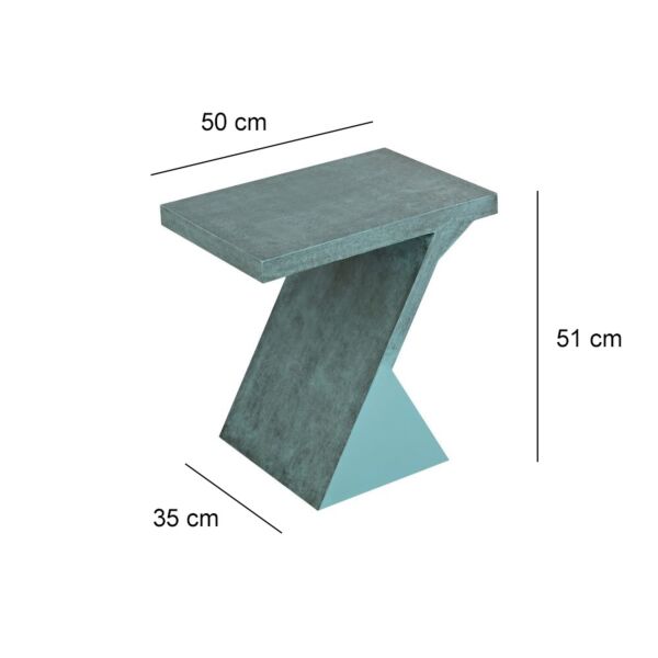 طاولة جانبية يونا - تركواز