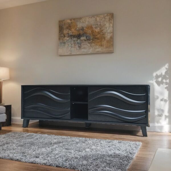 طاولة تلفزيون ايلا 140 سم - اسود