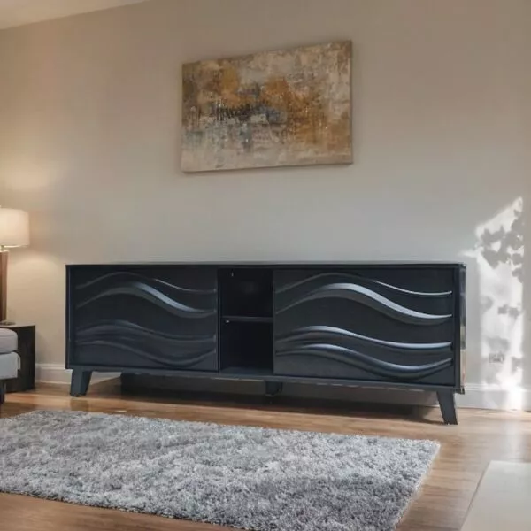 طاولة تلفزيون ايلا 140 سم - اسود