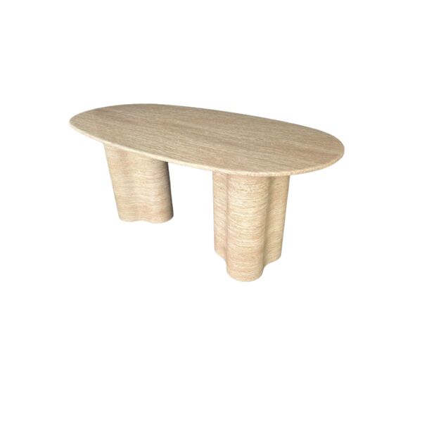 طاولة طعام 6 اشخاص فانا - بيج