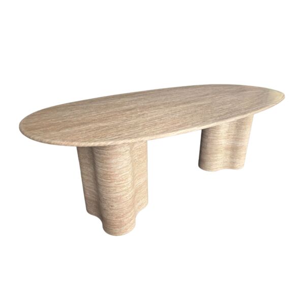 طاولة طعام 6 اشخاص فانا - بيج