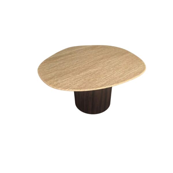 طاولة طعام 4 اشخاص رواد - بني وبيج