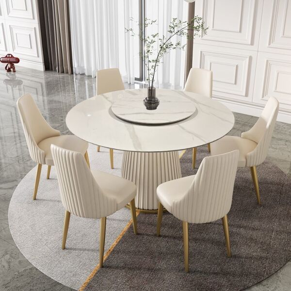 طاولة طعام كلارا مقاس 135 - بيج