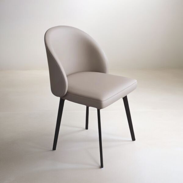 كرسي طعام بيشكا - رمادي