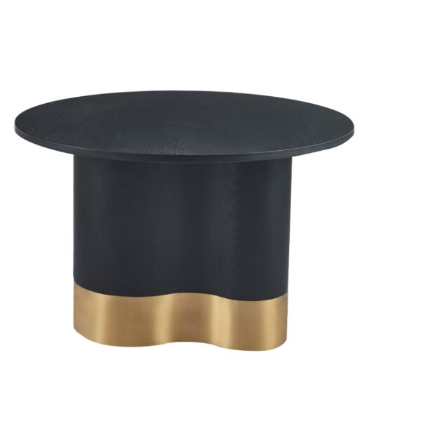 طاولة طعام اندري - أسود وذهبي