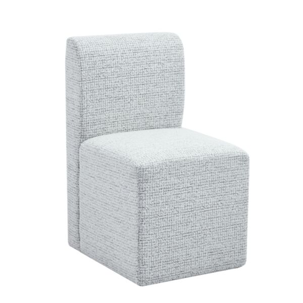 كرسي طاولة طعام ابيلا - رمادي فاتح