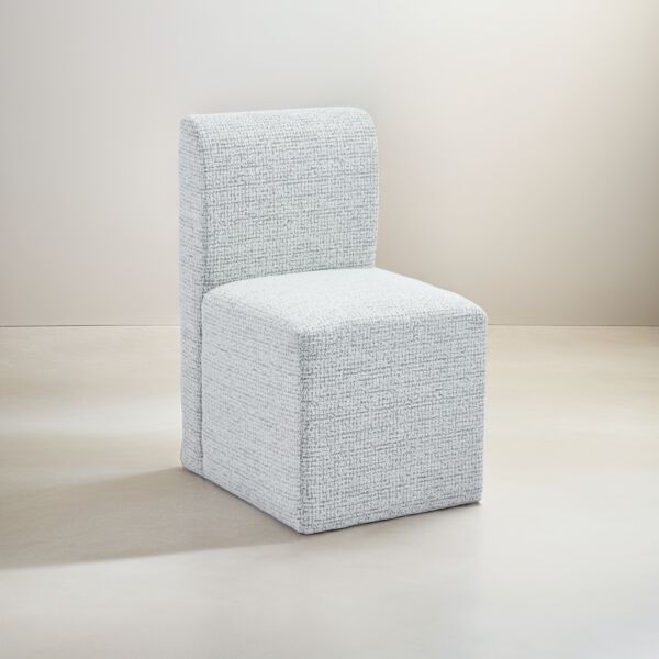 كرسي طاولة طعام ابيلا - رمادي فاتح