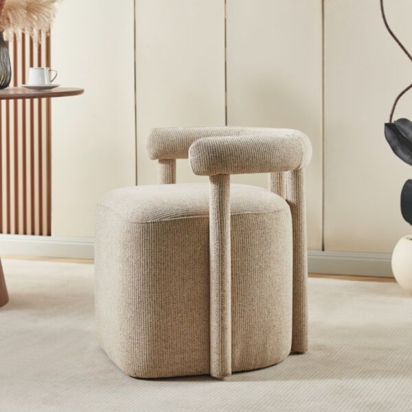 كرسي طعام بوديوم - بيج غامق