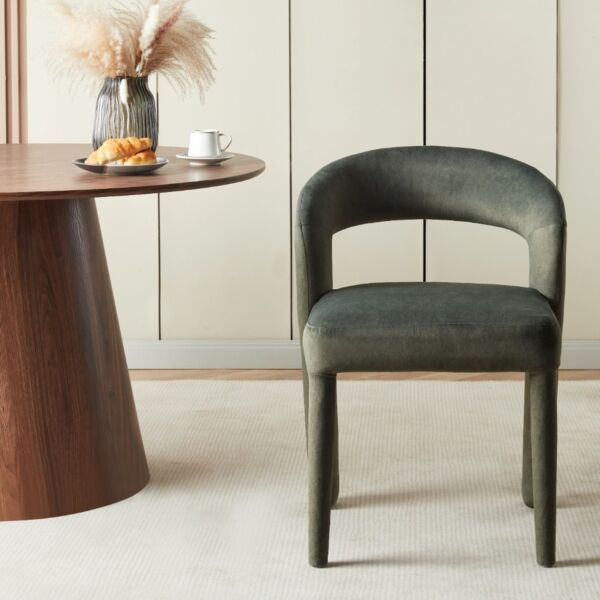 كرسي طعام نوفا - اخضر غامق